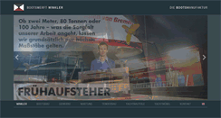Desktop Screenshot of bootswerft-winkler.de